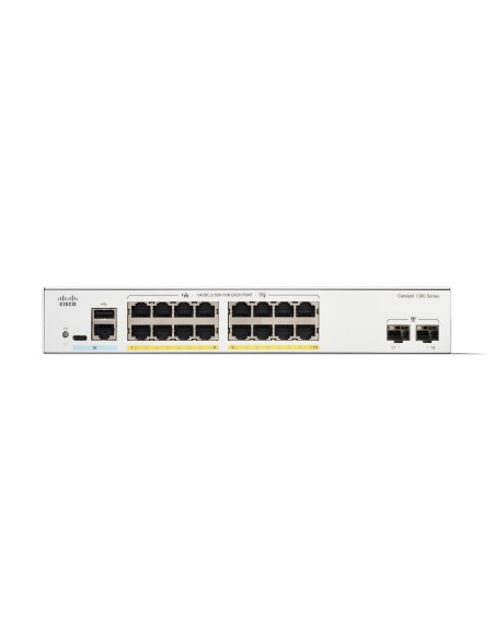 Cisco C1300-16FP-2G switch Gestionado L2 L3 Gigabit Ethernet (10 100 1000) Blanco