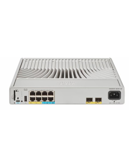Cisco Catalyst C9200CX-8UXG-2X-E switch Gestionado L2 L3 Energía sobre Ethernet (PoE) Gris