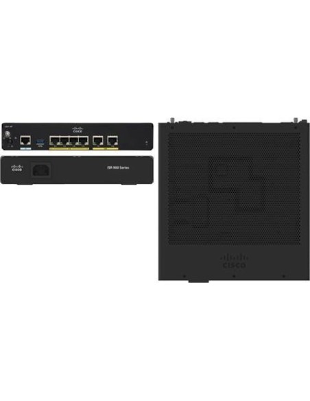 Cisco C921-4P router Gigabit Ethernet Negro