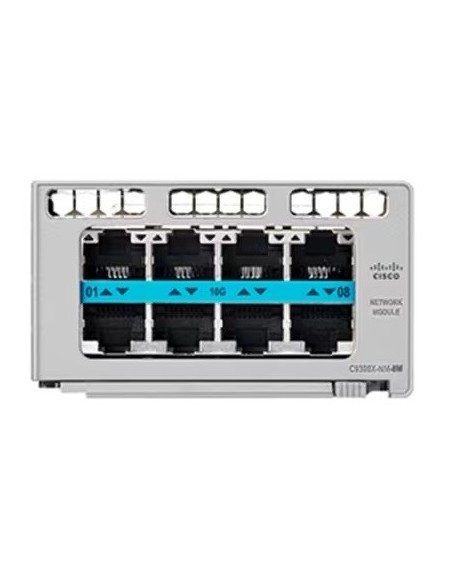 Cisco C9300X-NM-8M módulo conmutador de red 10 Gigabit Ethernet, Gigabit Ethernet Cisco C9300X-NM-8M módulo conmutador de red 10 Gigabit Ethernet, Gigabit Ethernet