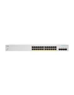 Cisco CBS220-24FP-4X Gestionado L2 Gigabit Ethernet (10 100 1000) Energía sobre Ethernet (PoE) Blanco