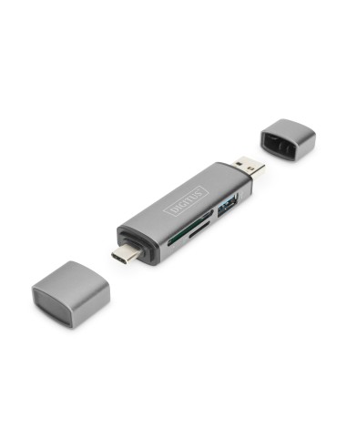 Digitus Dual Card Reader Hub USB-C™   USB 3.0, OTG