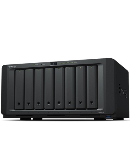 Synology DiskStation DS1821+ servidor de almacenamiento NAS Torre Ryzen Embedded V1500B 4 GB DDR4 0 TB DiskStation Manager Negro Synology DiskStation DS1821+ servidor de almacenamiento NAS Torre Ryzen Embedded V1500B 4 GB DDR4 0 TB DiskStation Manager Negro