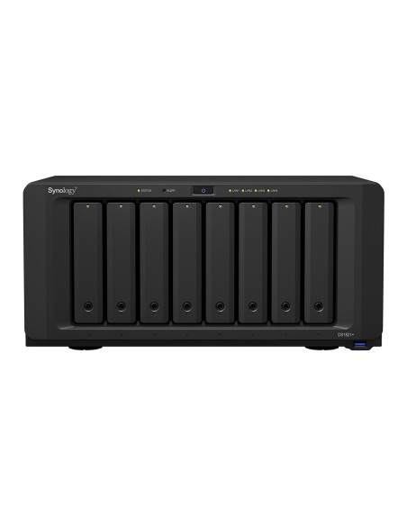 Synology DiskStation DS1821+ servidor de almacenamiento NAS Torre Ryzen Embedded V1500B 4 GB DDR4 0 TB DiskStation Manager Negro Synology DiskStation DS1821+ servidor de almacenamiento NAS Torre Ryzen Embedded V1500B 4 GB DDR4 0 TB DiskStation Manager Negro