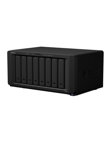 Synology DiskStation DS1821+ servidor de almacenamiento NAS Torre Ryzen Embedded V1500B 4 GB DDR4 0 TB DiskStation Manager Negro