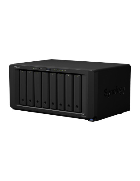 Synology DiskStation DS1821+ servidor de almacenamiento NAS Torre Ryzen Embedded V1500B 4 GB DDR4 0 TB DiskStation Manager Negro Synology DiskStation DS1821+ servidor de almacenamiento NAS Torre Ryzen Embedded V1500B 4 GB DDR4 0 TB DiskStation Manager Negro