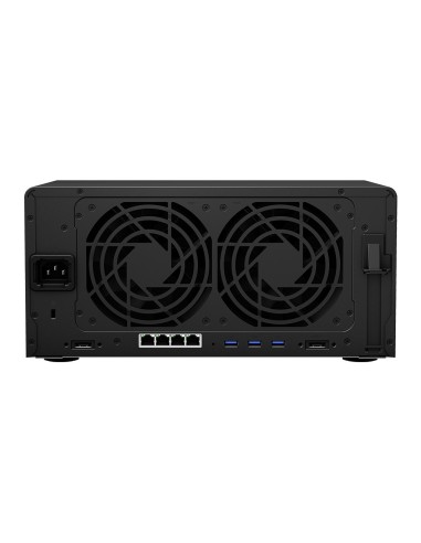 Synology DiskStation DS1821+ servidor de almacenamiento NAS Torre Ryzen Embedded V1500B 4 GB DDR4 0 TB DiskStation Manager Negro