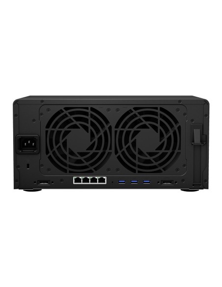 Synology DiskStation DS1821+ servidor de almacenamiento NAS Torre Ryzen Embedded V1500B 4 GB DDR4 0 TB DiskStation Manager Negro Synology DiskStation DS1821+ servidor de almacenamiento NAS Torre Ryzen Embedded V1500B 4 GB DDR4 0 TB DiskStation Manager Negro