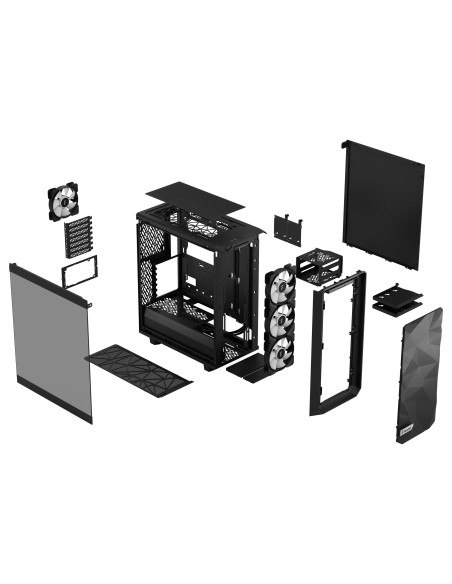 Fractal Design Meshify 2 Compact Lite Negro Fractal Design Meshify 2 Compact Lite Negro