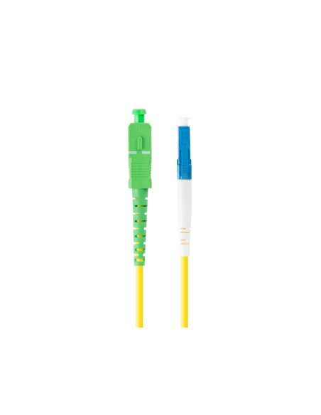 Lanberg FO-LUSA-SS11-0050-YE Cable de fibra óptica e InfiniBand 5 m LC SC Amarillo