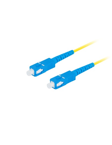Lanberg FO-SUSU-SS11-0050-YE Cable de fibra óptica e InfiniBand 5 m SC Amarillo