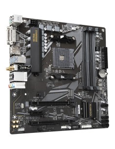 GIGABYTE B550M DS3H AC Placa base - Procesadores AMD Ryzen 5000, VRM de 5+3 fases, hasta 4733 MHz DDR4, 1xPCIe 4.0 + 1xPCIe 3.0 2