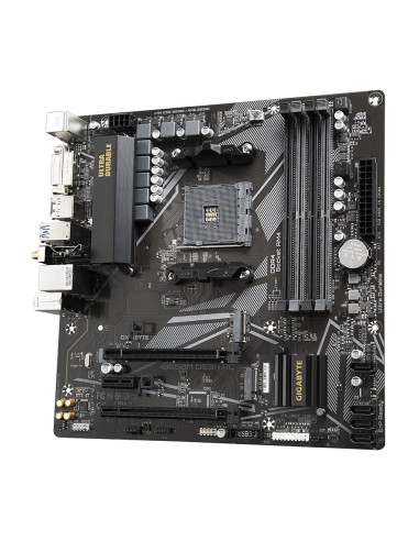 GIGABYTE B550M DS3H AC Placa base - Procesadores AMD Ryzen 5000, VRM de 5+3 fases, hasta 4733 MHz DDR4, 1xPCIe 4.0 + 1xPCIe 3.0