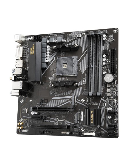 GIGABYTE B550M DS3H AC Placa base - Procesadores AMD Ryzen 5000, VRM de 5+3 fases, hasta 4733 MHz DDR4, 1xPCIe 4.0 + 1xPCIe 3.0 GIGABYTE B550M DS3H AC Placa base - Procesadores AMD Ryzen 5000, VRM de 5+3 fases, hasta 4733 MHz DDR4, 1xPCIe 4.0 + 1xPCIe 3.0