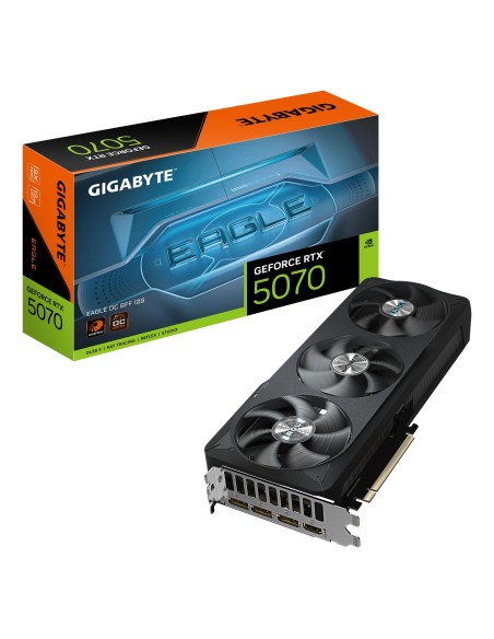 GIGABYTE GeForce RTX 5070 EAGLE OC SFF 12G Tarjeta Gráfica - 12GB GDDR7, 192 bits, PCI-E 5.0, 2587 MHz Core Clock, 3 x DP 2.1b, GIGABYTE GeForce RTX 5070 EAGLE OC SFF 12G Tarjeta Gráfica - 12GB GDDR7, 192 bits, PCI-E 5.0, 2587 MHz Core Clock, 3 x DP 2.1b,