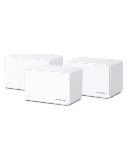 Mercusys Halo H80X (3-pack) Doble banda (2,4 GHz   5 GHz) Wi-Fi 6 (802.11ax) Blanco Interno