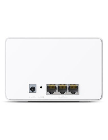 Mercusys Halo H80X (3-pack) Doble banda (2,4 GHz   5 GHz) Wi-Fi 6 (802.11ax) Blanco Interno