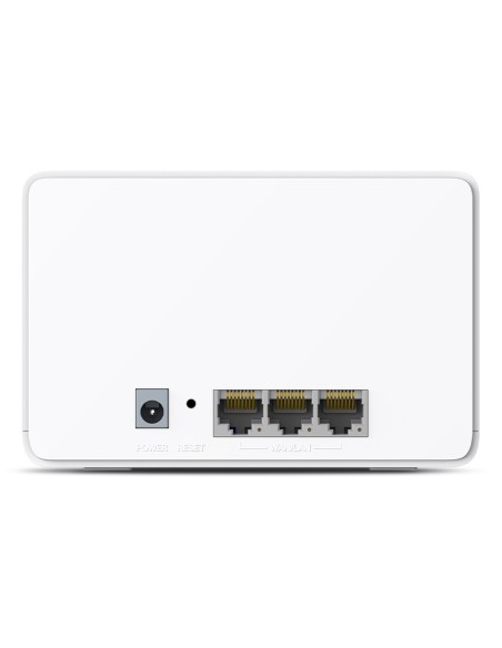 Mercusys Halo H80X (3-pack) Doble banda (2,4 GHz   5 GHz) Wi-Fi 6 (802.11ax) Blanco Interno