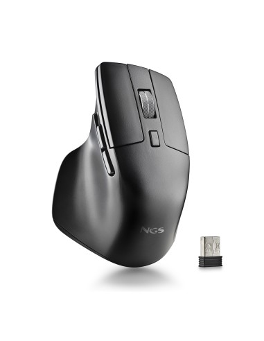 NGS Hit-RB ratón Oficina mano derecha RF inalámbrico Óptico 1600 DPI