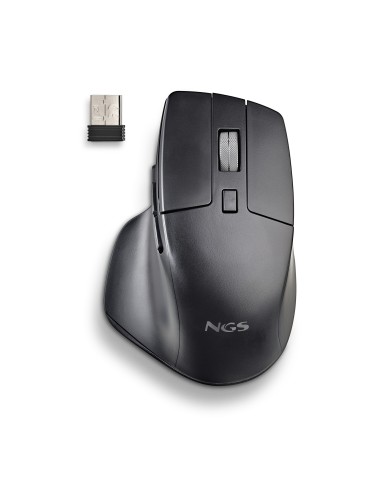 NGS Hit-RB ratón Oficina mano derecha RF inalámbrico Óptico 1600 DPI