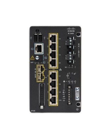 Cisco Catalyst IE3400 Gestionado L2 Gigabit Ethernet (10 100 1000) Negro
