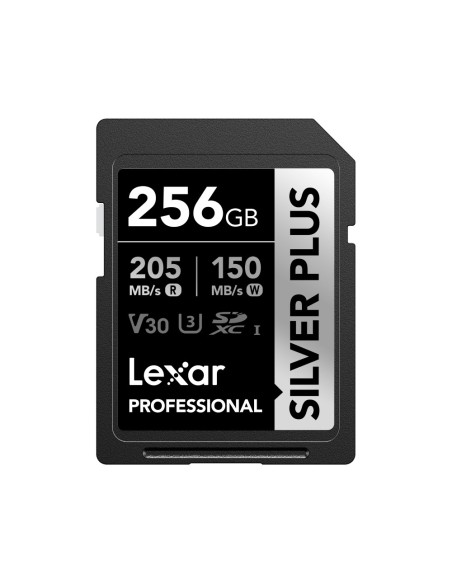 Lexar Professional SILVER PLUS 256 GB SDXC UHS-I Clase 3 Lexar Professional SILVER PLUS 256 GB SDXC UHS-I Clase 3