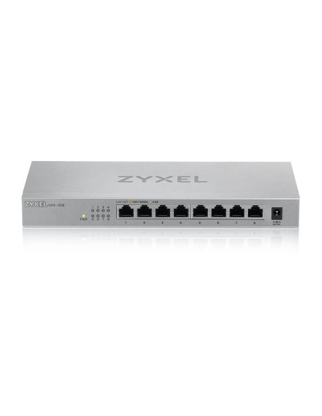 Zyxel MG-108 No administrado 2.5G Ethernet (100 1000 2500) Acero
