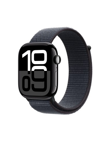 Apple Watch Series 10 OLED 46 mm Digital 416 x 496 Pixeles Pantalla táctil Negro Wifi GPS (satélite)