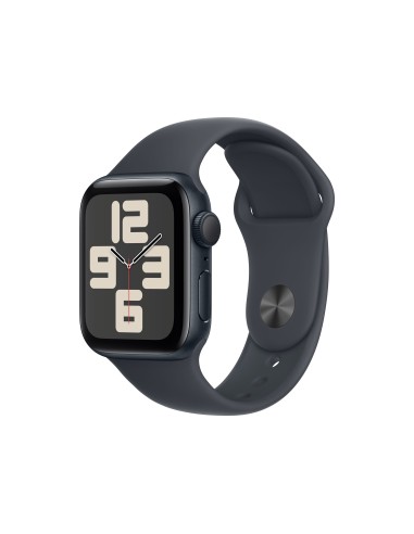 Apple Watch SE OLED 40 mm Digital 324 x 394 Pixeles Pantalla táctil Negro Wifi GPS (satélite)