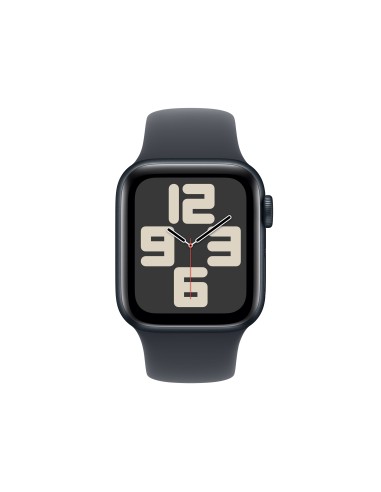 Apple Watch SE OLED 40 mm Digital 324 x 394 Pixeles Pantalla táctil Negro Wifi GPS (satélite)