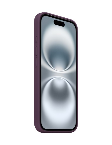 Apple Funda de silicona con MagSafe para el iPhone 16 - Ciruela