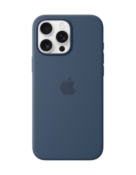 Apple Funda de silicona con MagSafe para el iPhone 16 Pro Max - Azul denim