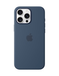 Apple Funda de silicona con MagSafe para el iPhone 16 Pro Max - Azul denim 2