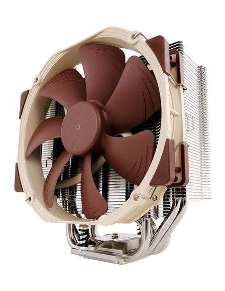 Noctua NH-U14S sistema de refrigeración para ordenador Procesador Enfriador 12 cm Marrón, Acero inoxidable