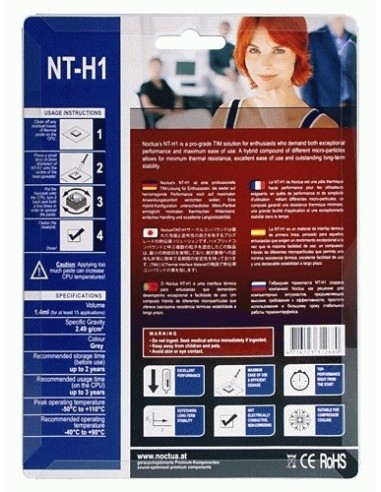 Noctua NT-H1 compuesto disipador de calor 1,4 g