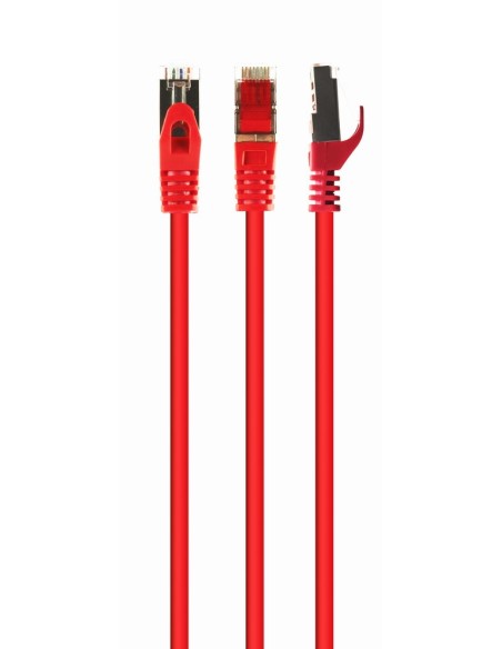 Gembird PP6A-LSZHCU-R-0.5M cable de red Rojo 0,5 m Cat6a S FTP (S-STP)