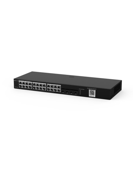 Ruijie Networks RG-NBS3100-24GT4SFP switch Gestionado L2 Gigabit Ethernet (10 100 1000) Negro Ruijie Networks RG-NBS3100-24GT4SFP switch Gestionado L2 Gigabit Ethernet (10 100 1000) Negro