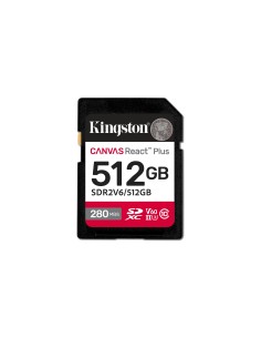 Kingston Technology Canvas React Plus 512 GB SDXC UHS-II Clase 10