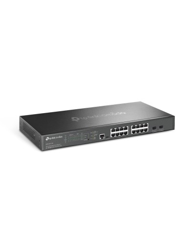 TP-Link Omada SG3218XP-M2 switch Gestionado L2+ 2.5G Ethernet (100 1000 2500) Energía sobre Ethernet (PoE) 1U Negro