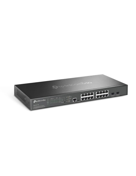 TP-Link Omada SG3218XP-M2 switch Gestionado L2+ 2.5G Ethernet (100 1000 2500) Energía sobre Ethernet (PoE) 1U Negro