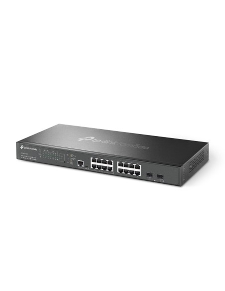 TP-Link Omada SG3218XP-M2 switch Gestionado L2+ 2.5G Ethernet (100 1000 2500) Energía sobre Ethernet (PoE) 1U Negro