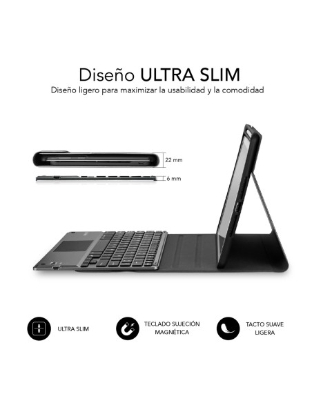 SUBBLIM Funda con Teclado Retroiluminado KEYTAB Pro BL BT Touchpad Ipad Pro 11 2020 Black SUBBLIM Funda con Teclado Retroiluminado KEYTAB Pro BL BT Touchpad Ipad Pro 11 2020 Black