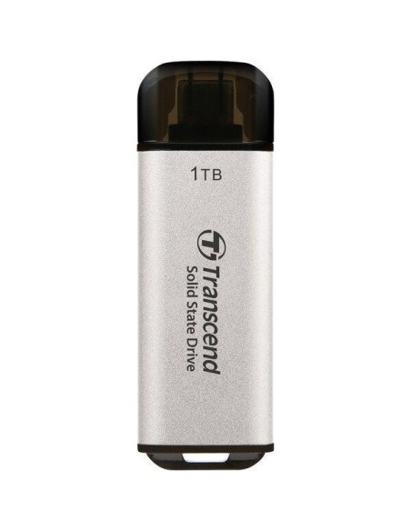 Transcend ESD300 1 TB USB Tipo C Plata Transcend ESD300 1 TB USB Tipo C Plata