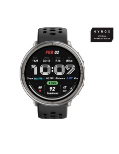 Amazfit Active 2 3,35 cm (1.32") AMOLED 44 mm Digital 466 x 466 Pixeles Pantalla táctil Plata GPS (satélite)