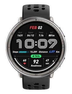 Amazfit Active 2 3,35 cm (1.32") AMOLED 44 mm Digital 466 x 466 Pixeles Pantalla táctil Plata GPS (satélite) 2