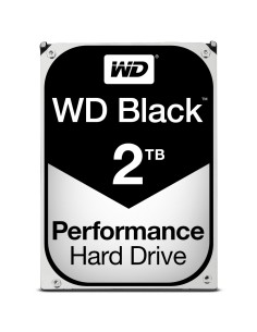 Western Digital WD_BLACK Black disco duro interno 2 TB 7200 RPM 64 MB 3.5" Serial ATA III 2