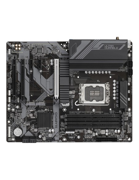 GIGABYTE Z790 D AX Placa base - Soporta CPUs Intel Core de 14ª generación, VRM digital de 12+1+1 fases, hasta 7600MHz DDR5 GIGABYTE Z790 D AX Placa base - Soporta CPUs Intel Core de 14ª generación, VRM digital de 12+1+1 fases, hasta 7600MHz DDR5