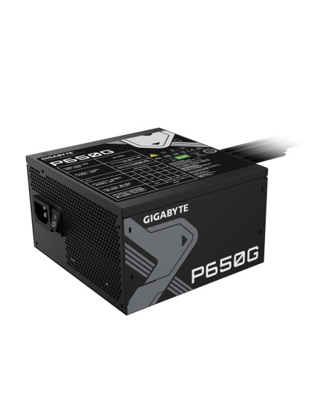 GIGABYTE GP-P650G unidad de fuente de alimentación 650 W 20+4 pin ATX ATX Negro