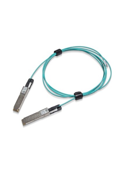 Nvidia MFS1S00-H050V Cable de fibra óptica e InfiniBand 50 m QSFP56 Azul