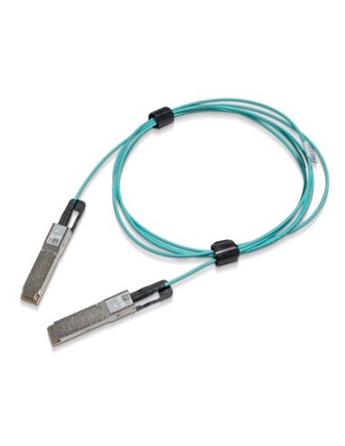 Nvidia MFS1S00-H015V Cable de fibra óptica e InfiniBand 15 m QSFP56 Azul